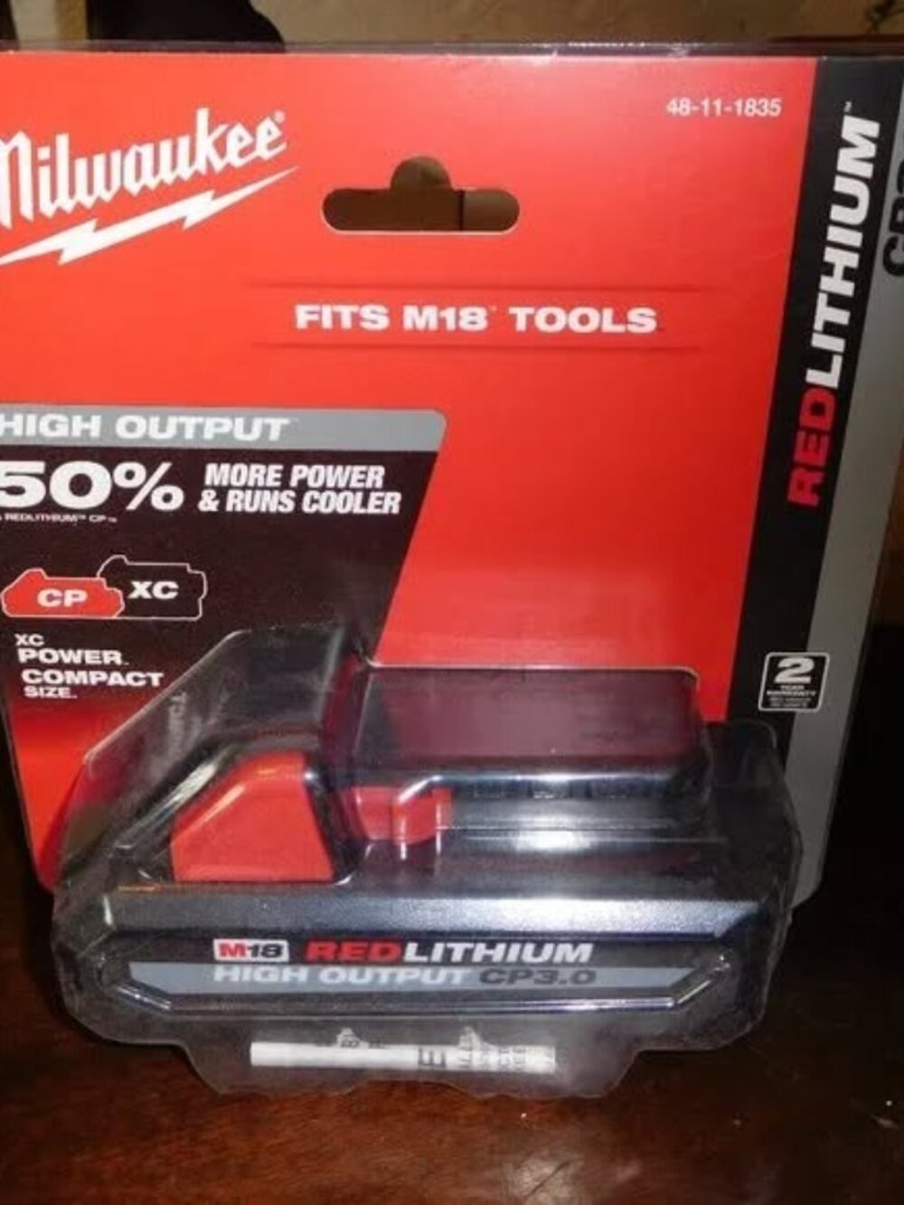 Milwaukee Red Lithium CP3O Battery